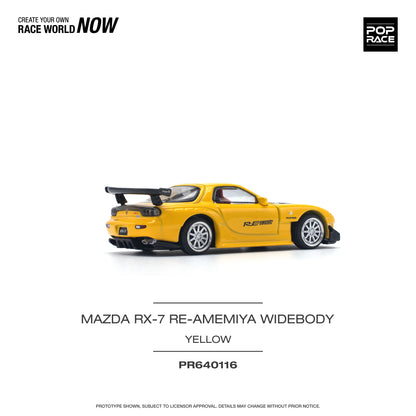 Mazda RX7 Re Amemiya (Yellow) POP RACE 1:64