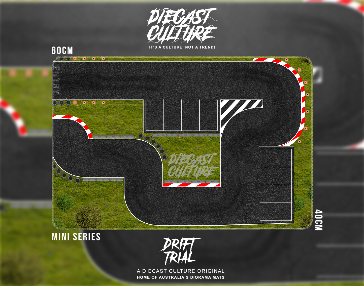 [PRE-ORDER] DRIFT TRIAL - Diorama Desktop Mat (40x60cm)