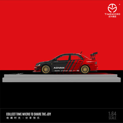 MITSUBISHI EVOLUTION IX ADVAN LIVERY - TIME MICRO 1:64 Limited to 999pcs