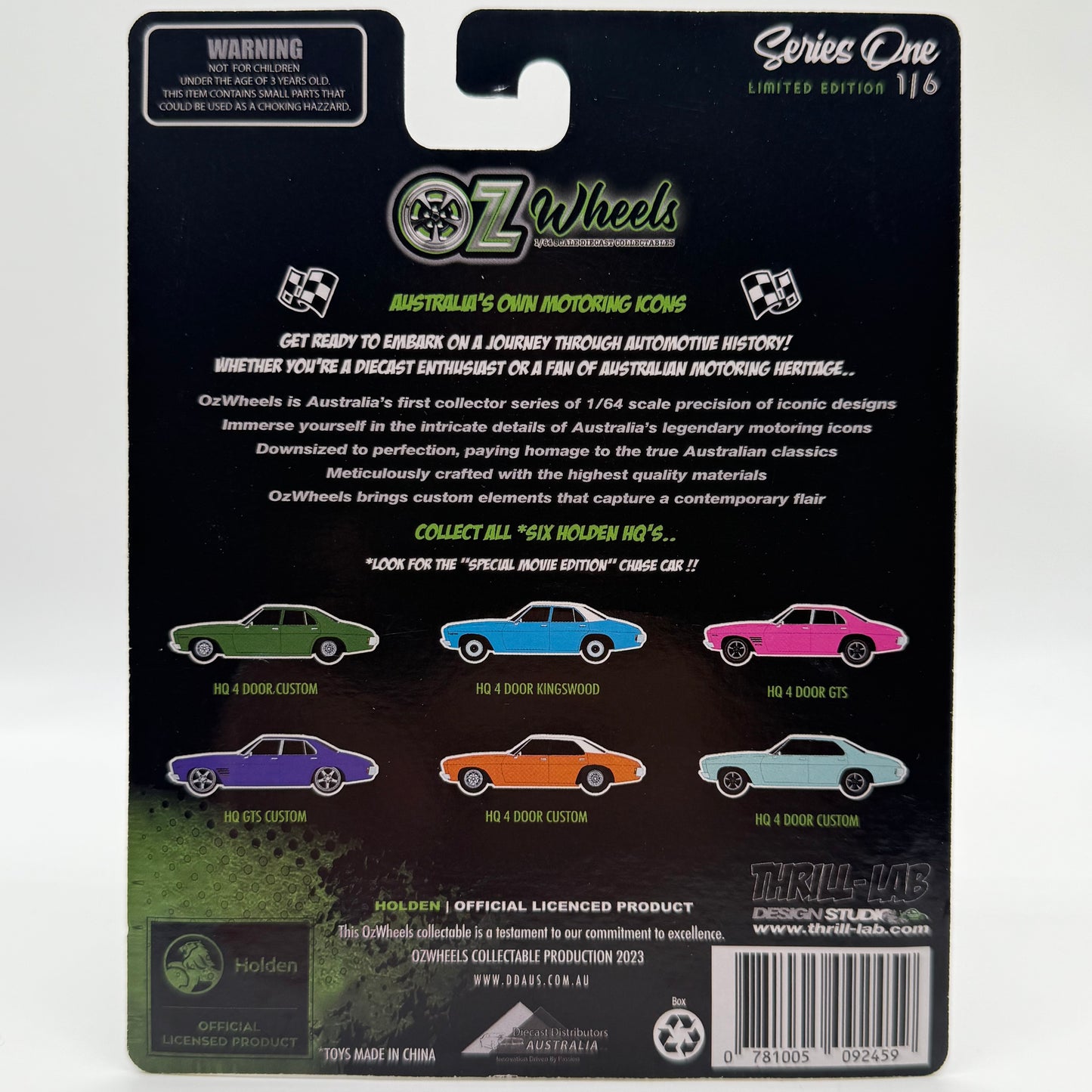 Holden HQ Custom (Green) OZWHEELS Series One Limited Edition