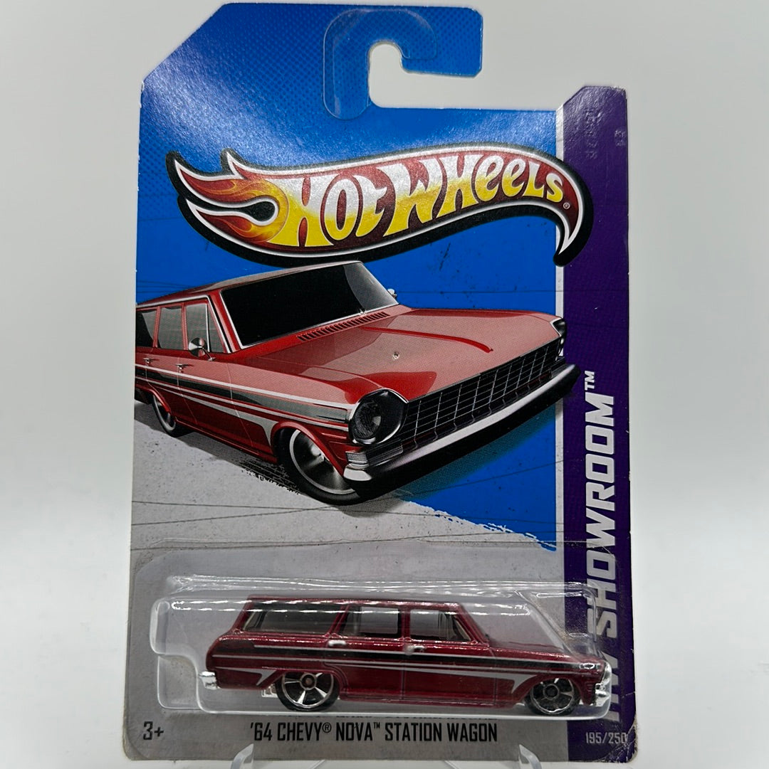 ‘64 Chevy Nova Station Wagon - HW Showroom Hotwheels Mainline 195/250