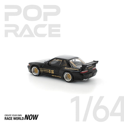 Pandem Nissan Silvia S13 BLACK Pop Race 1:64