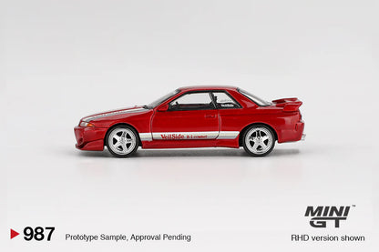 Nissan Skyline GT-R (R32) VeilSide Combat C-I Gem Red - Mini GT 1:64