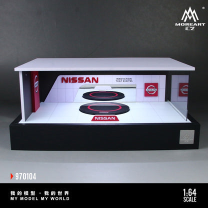 Nissan Rotating Booth Exhibition Hall - MoreArt 1/64 Scale