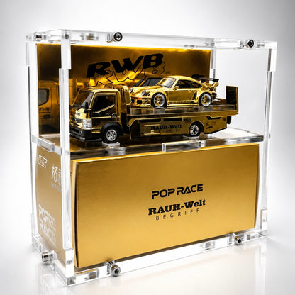 Acrylic Case w/ Anti-Roll Base – Made for Pop Race HEC Truck | TCWorkshop
