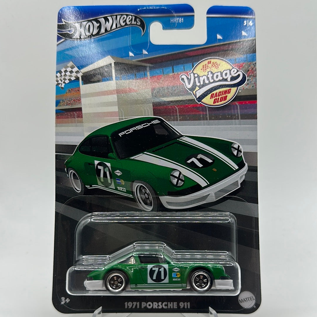 1971 Porsche 911 Vintage Racing Club 5/6 Hotwheels Mainline