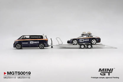PORSCHE 911 DAKAR #718 (ROUGHROADS / VOLKSWAGEN ID SET) - MINI GT MGTS0019