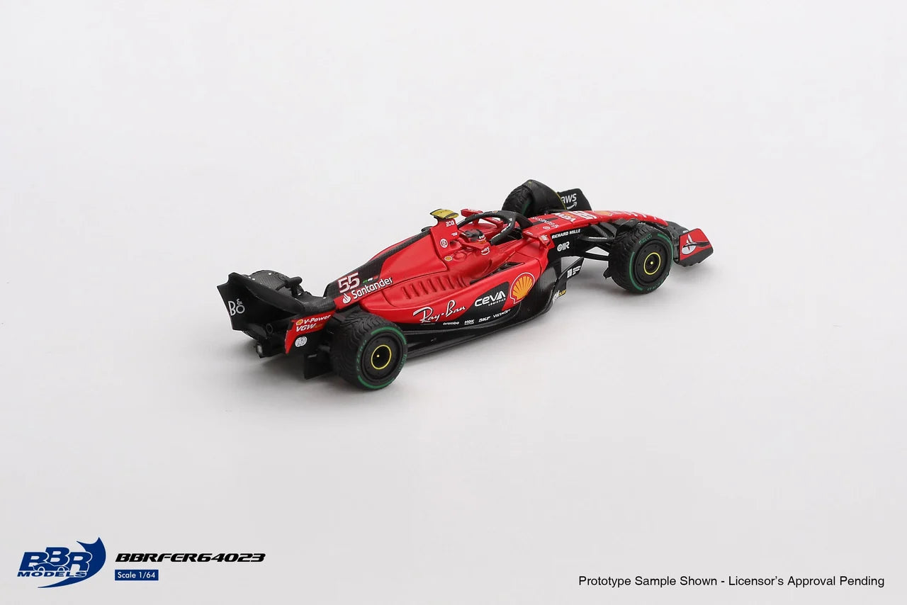 Ferrari SF23 #55 C. Sainz 2023 Monaco GP - BBR Models 1:64