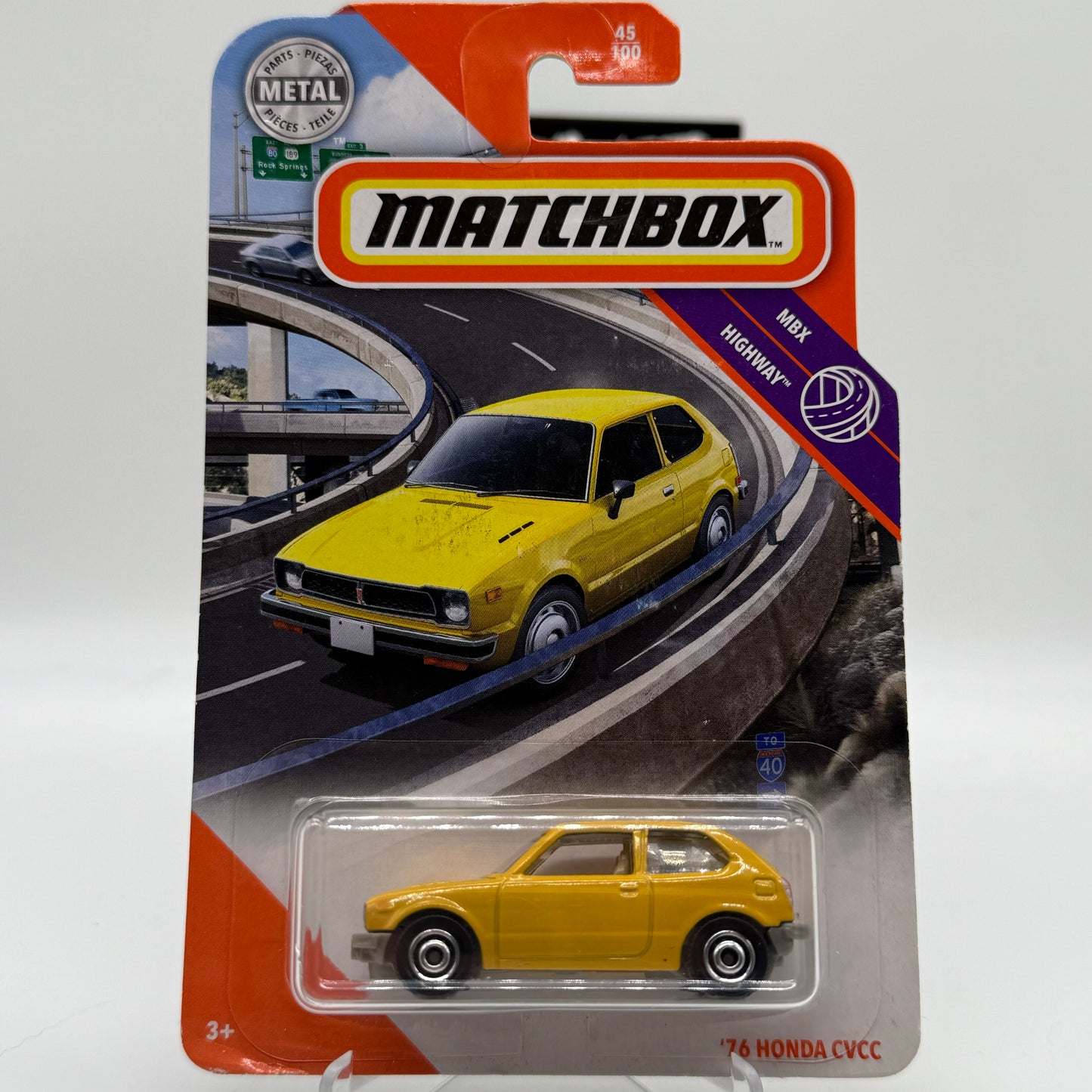 ‘76 Honda CVCC - Matchbox MBX Highway 45/100