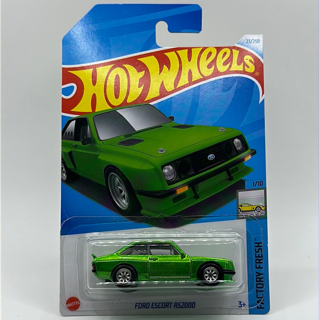 Ford Escort RS2000 *STH* Super Treasure Hunt - Factory Fresh 1/10 Hotwheels Mainline 23/250