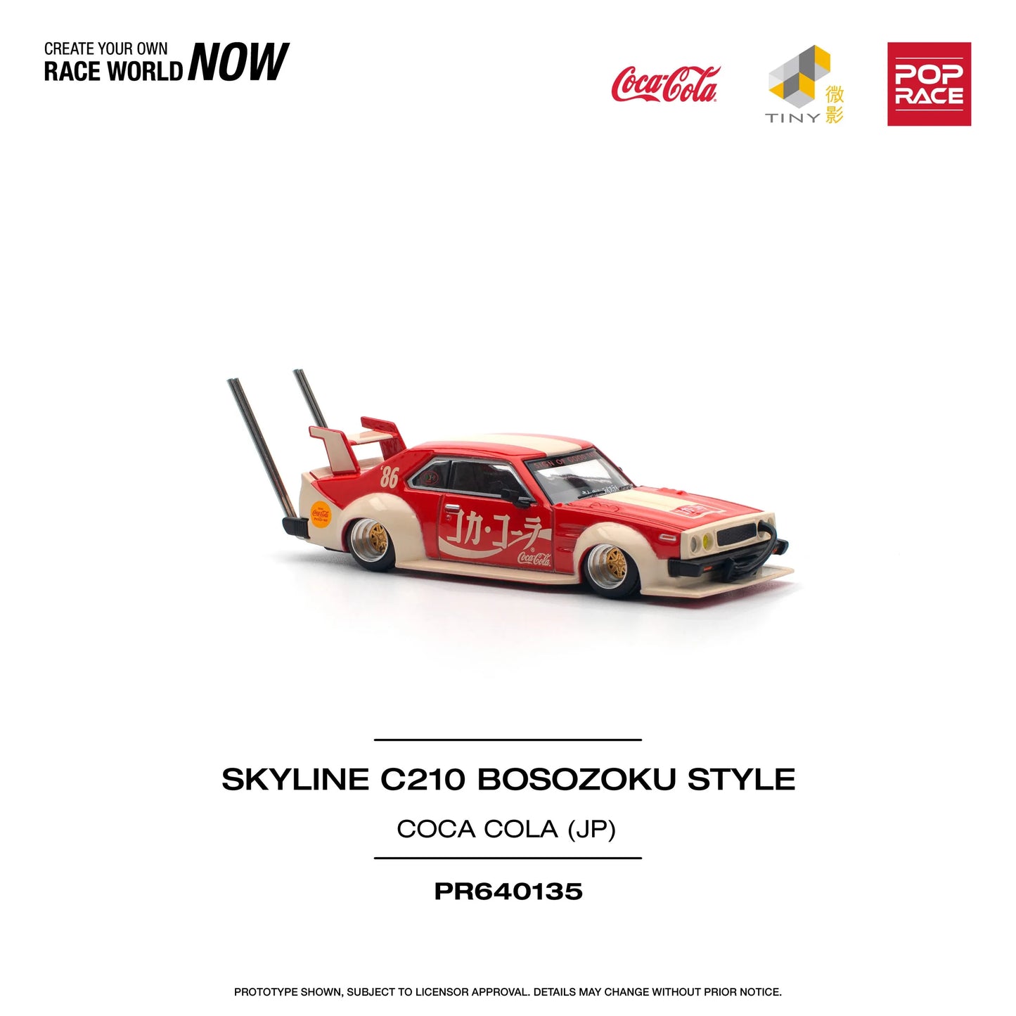 Nissan Skyline C210 Kaido Racer (Bosozoku Style) – Coca Cola Japan – POP RACE