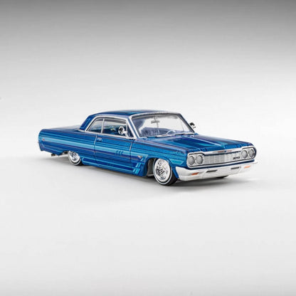 Chevrolet Impala 1964 SS Lowrider - Posable (Blue Coast) 1:64