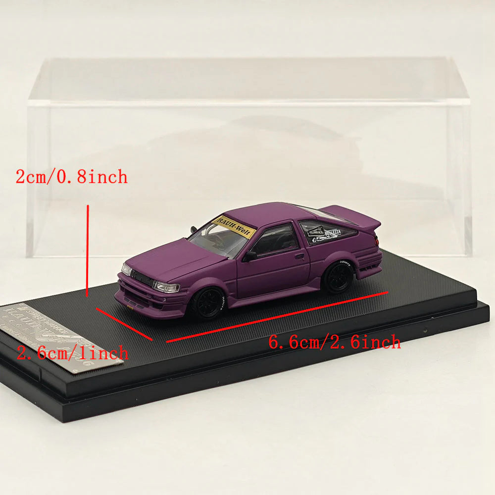 Toyota AE86 Trueno RWB Purple “Limited to 499pcs* SW 1:64
