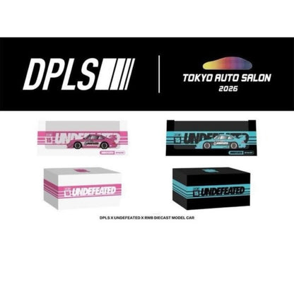 Porsche RWB 993 & Porsche RWB 964 Blue & Pink Set of 2 | Chance of Chase | 2026 Tokyo Autosalon Japan - INNO64 x DPLS x UNDEFEATED
