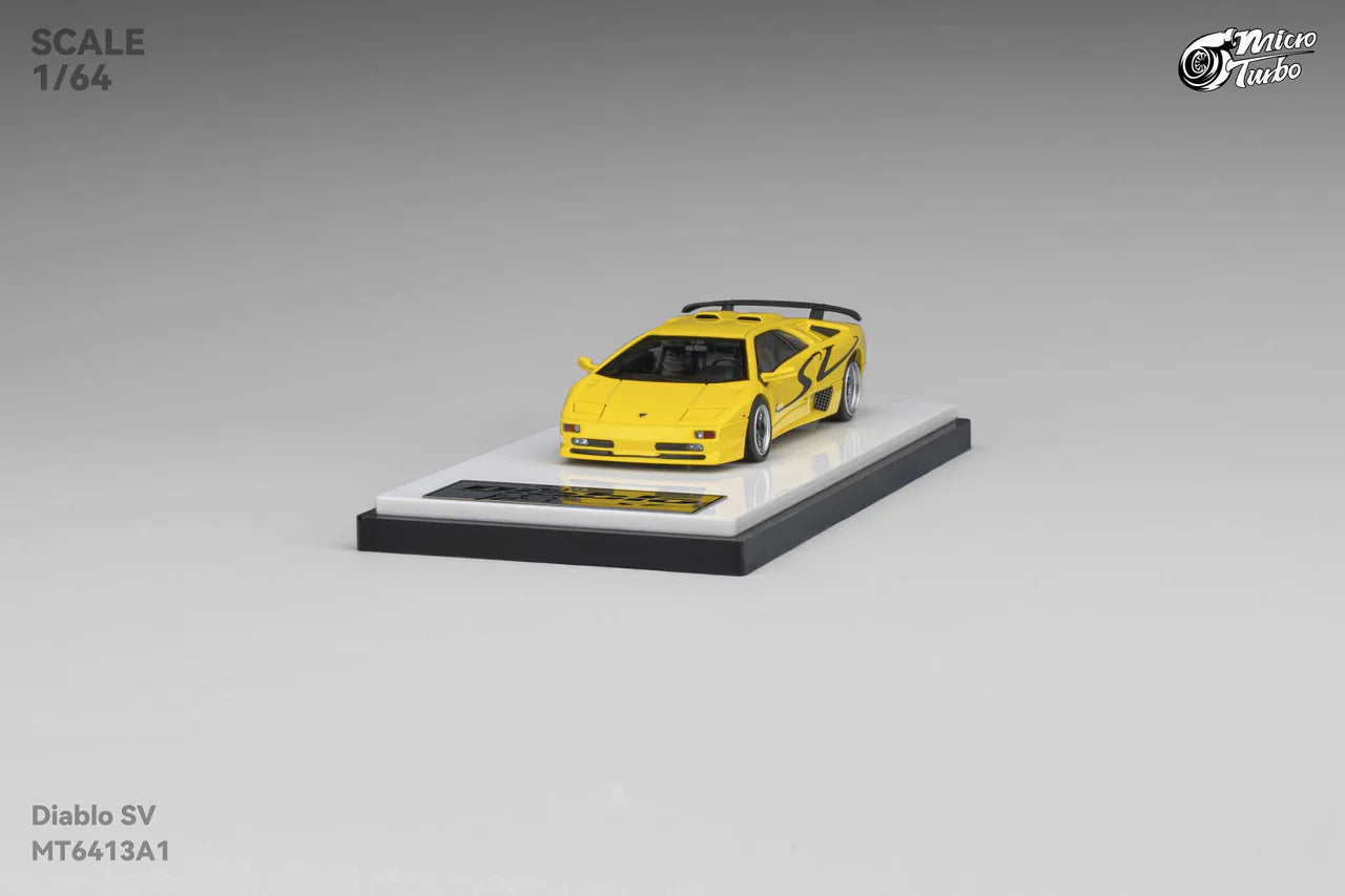 Custom Diablo SV (Metallic Yellow) - Micro Turbo 1:64