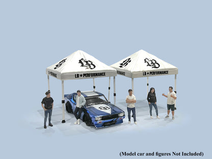 CANOPY SET "LIBERTY WALK" AMERICAN DIORAMA