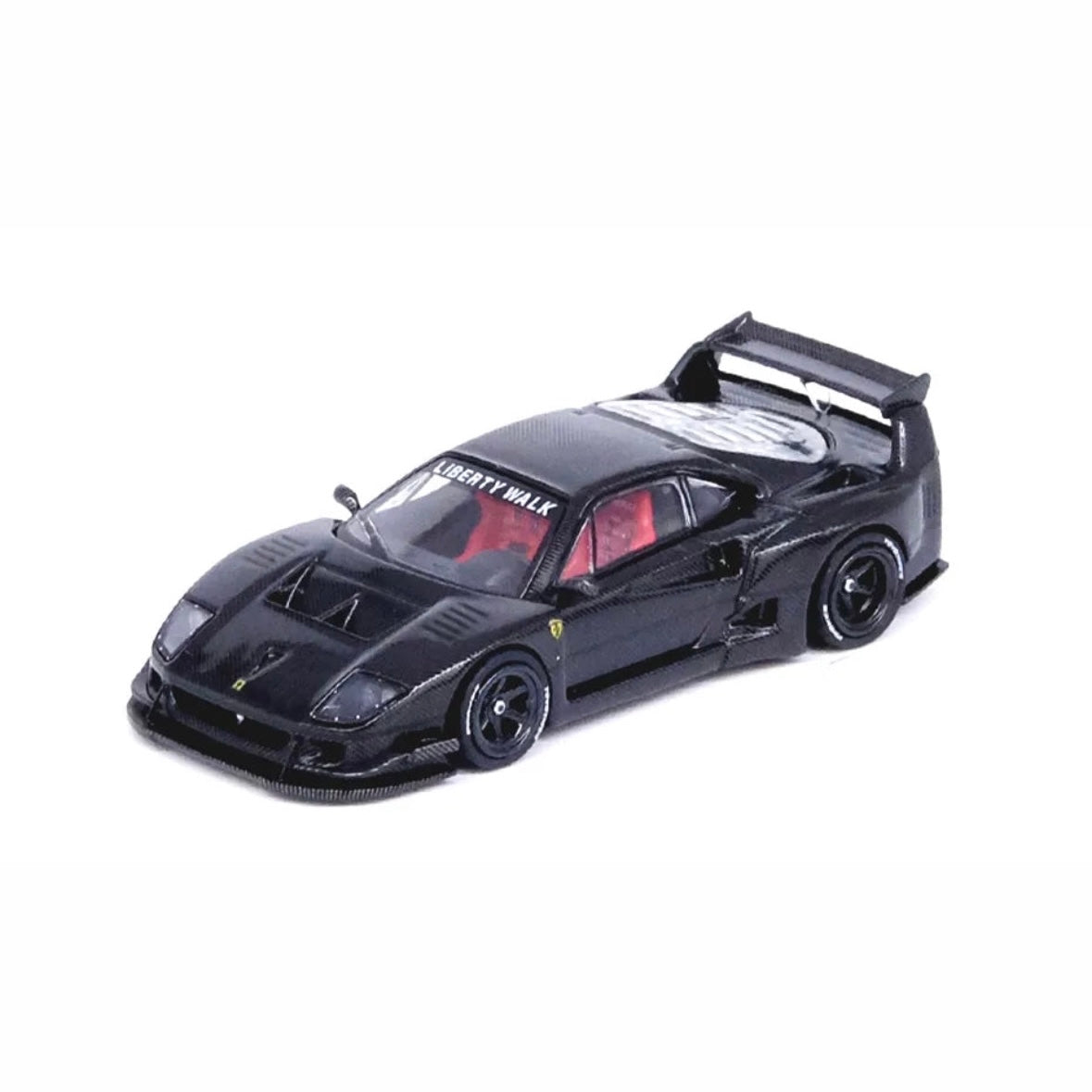 FERRARI F40 LBWK (FULL CARBON) BLACK - INNO64 1:64