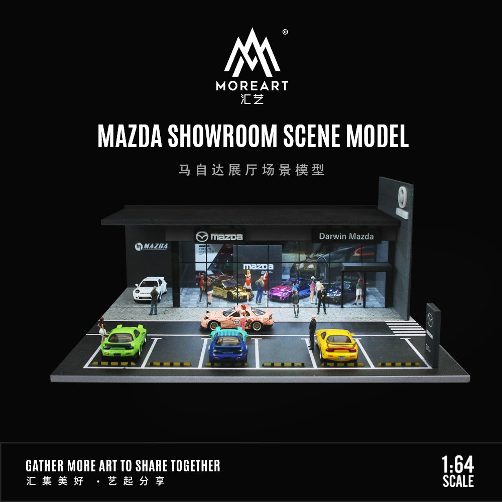 Mazda Showroom Model - w/LED LIGHTS Morearts 1:64