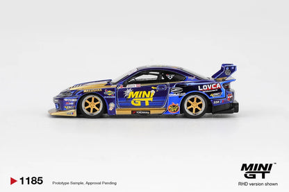 2025 FORMULA DRIFT (#555 HALLOWEEN NISSAN LB-SUPER SILHOUETTE S15 SILVIA) - MINI GT 1:64