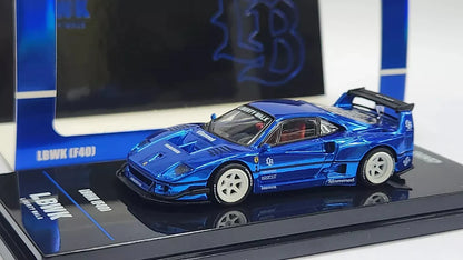Ferrari F40 Chrome Black *CHASE* (Blue Chrome) - Inno64