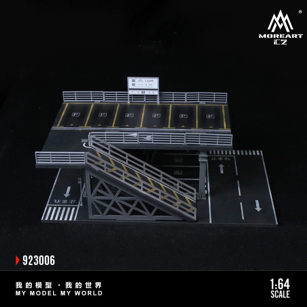 STEEL STRUCTURE PLATFORM PARKING SCENE (2 VERSIONS) MOREART 1:64