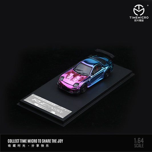 Mazda RX-7 Amemiya hood
version - (Electroplated blue pink) TimeMicro *LIMITED TO 999pcs)