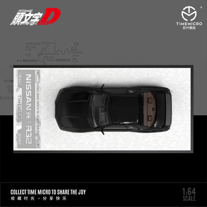 Nissan GTR R32 INITIAL D - LIMITED TO 999pcs TimeMicro1:64