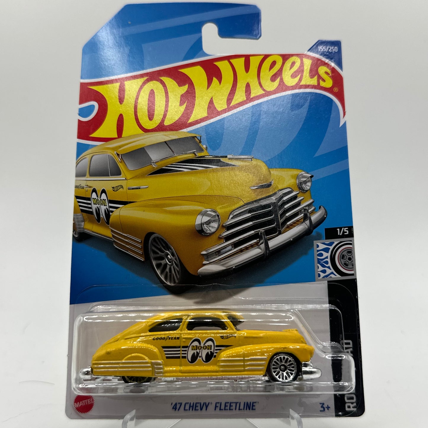 ‘47 Chevy Fleetline MOONEYES - Rod Squad 1/5 Hotwheels Mainline 155/250