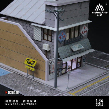 Japanese Candy House Scene Diorama w/LED Lights - Morearts 1:64