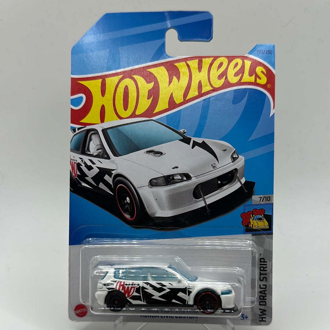 Honda Civic Custom HW Drag Strip 7/10 Hotwheels 172/250 Mainline