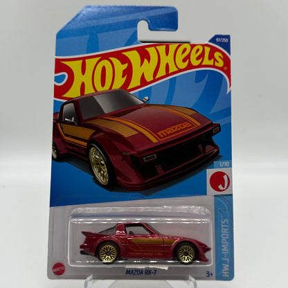 Mazda RX7 HW J-Imports 1/10 Hotwheels Mainline 97/250