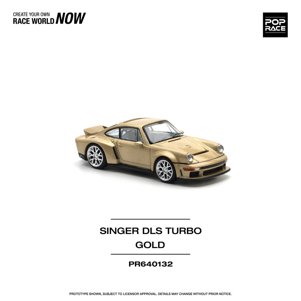 SINGER DLS TURBO (ROAD) "PORSCHE 934" (GOLD) POP RACE 1:64