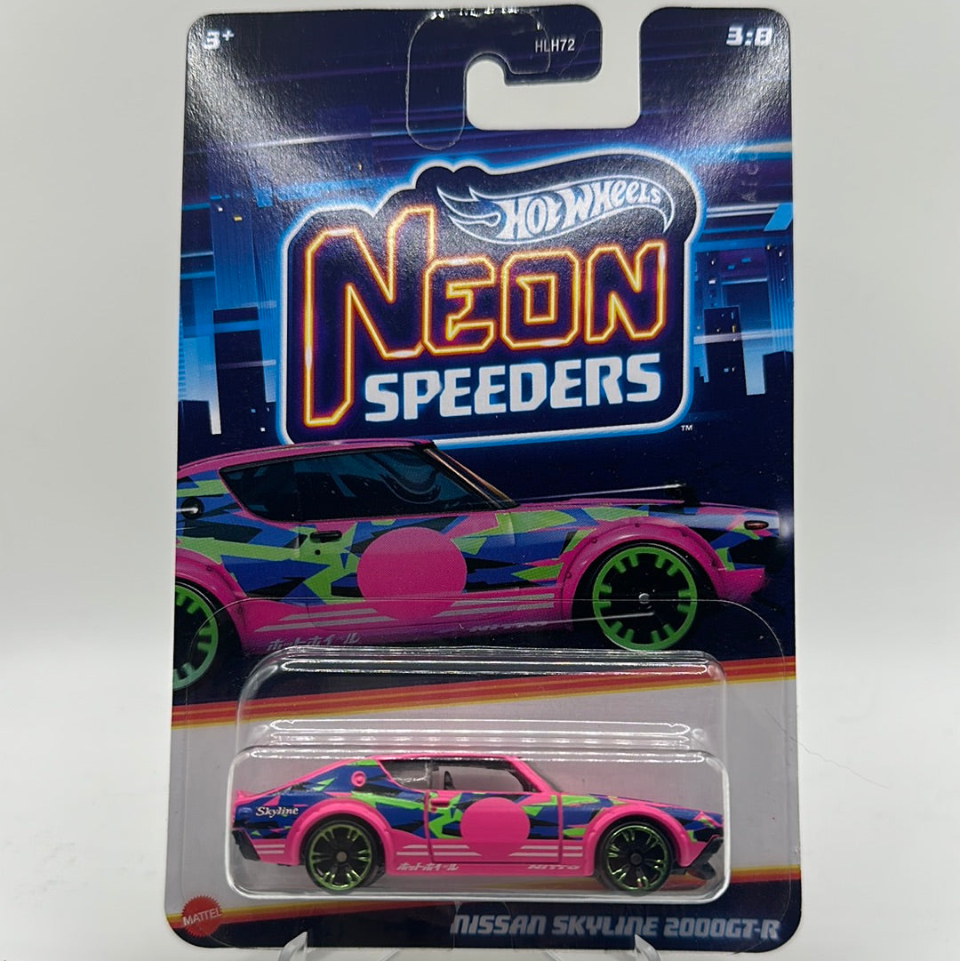 Nissan Skyline 2000GT-R NEON SPEEDERS 3/8 Hotwheels Mainline Themed