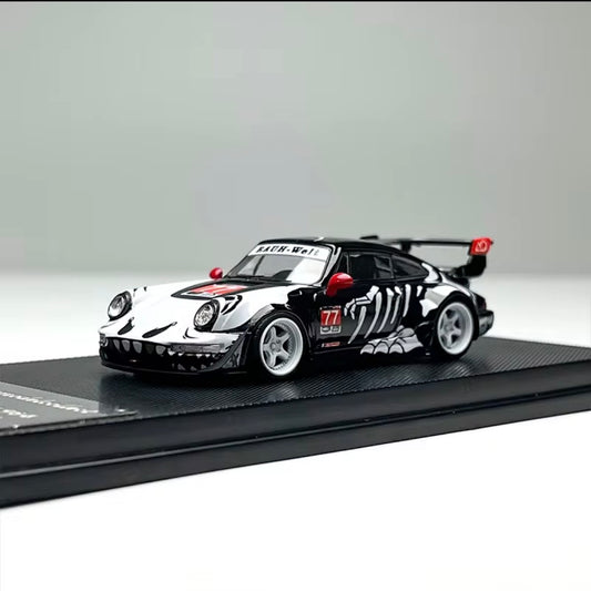 Porsche 964 Skeleton Rexy - w/Figure *Limited to 999pcs* 1:64