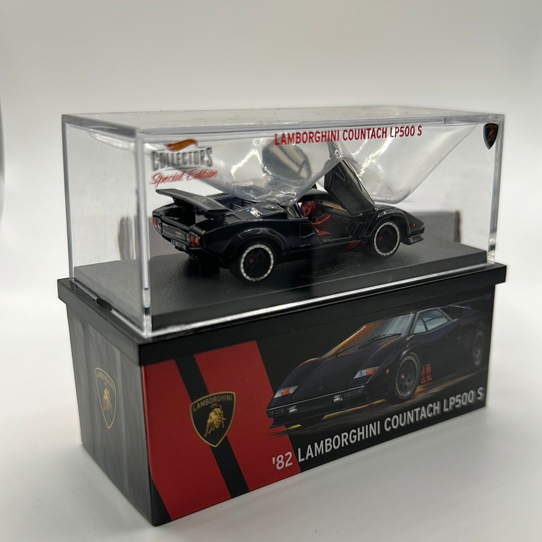 ‘82 Lamborghini Countach LP500 #11184/12000 Black Hotwheels Collectors Special Edition