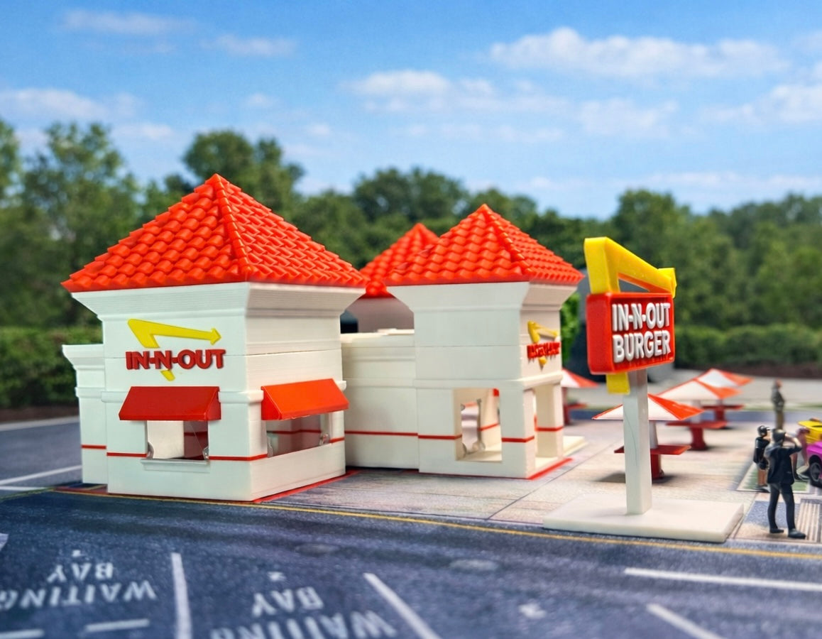 IN-N-OUT Diorama (Made for Beach Cafe Mat)
