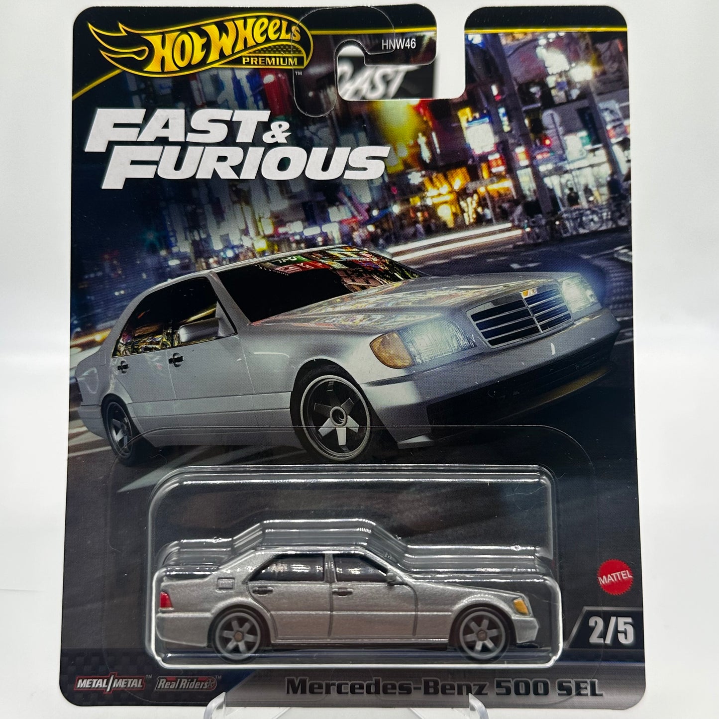 Mercedes -Benz 500 SEL FAST & FURIOUS 2/5 Hotwheels Premium