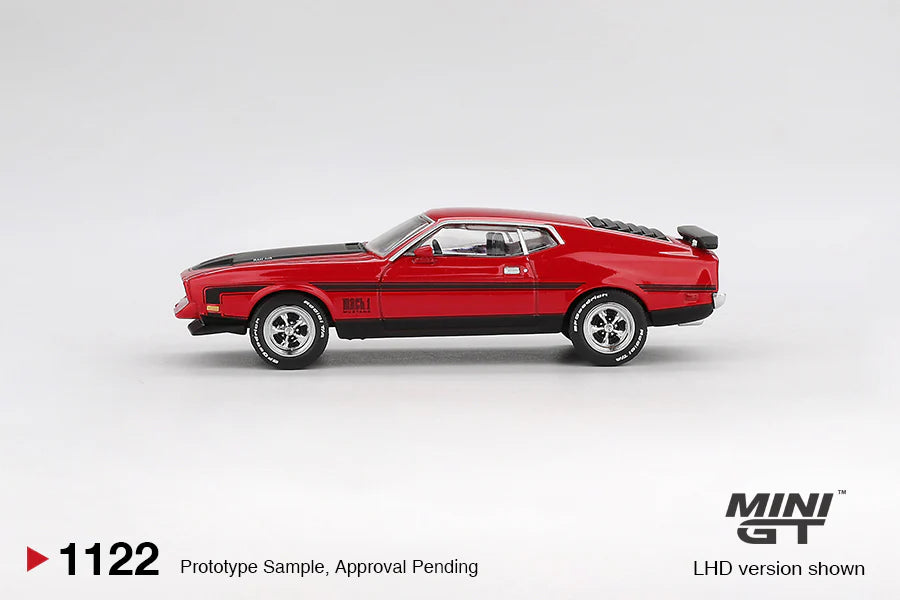 1971 FORD MUSTANG MACH 1 (RACE RED) MiniGT 1:64