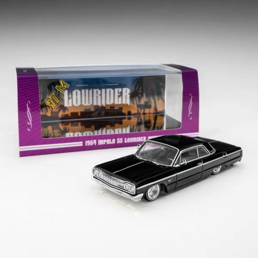 Chevrolet Impala 1964 SS Lowrider - Posable (BLACK) 1:64