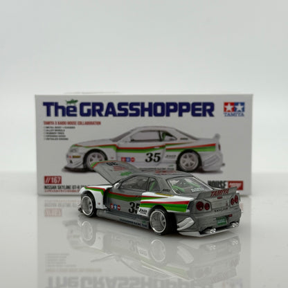 Nissan Skyline GT-R (R34) “The Grasshopper” CHASE Kaido House x MiniGT