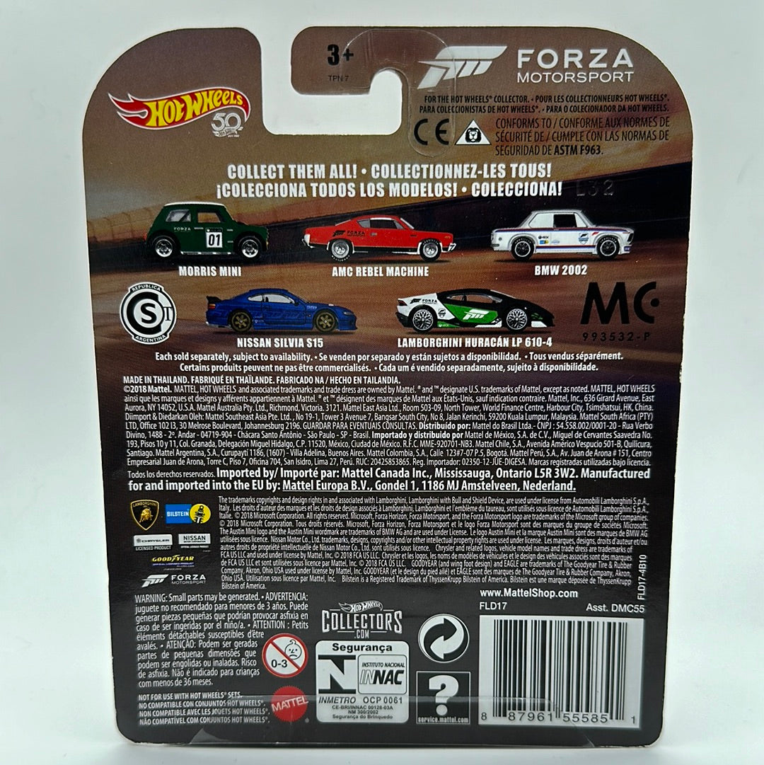 Lamborghini Huracan LP 610-4 FORZA MOTORSPORT 5/5 Hotwheels Premium 1:64