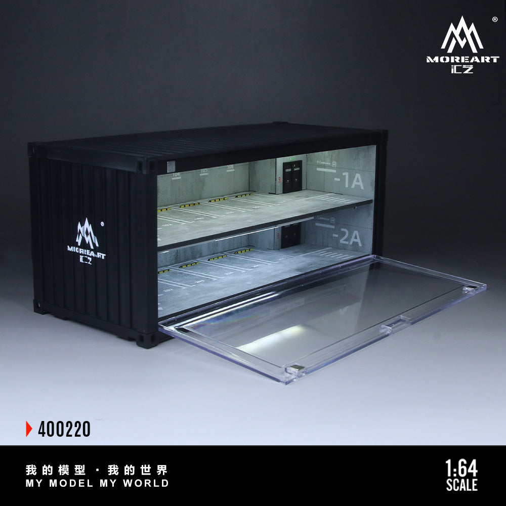 Underground Parking Garage Shipping Container - MoreArts 1:64