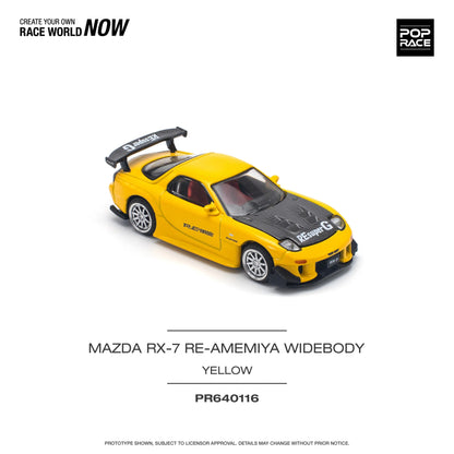 Mazda RX-7 (FD3S) RE-AMEMIYA Widebody Yellow – POP RACE
