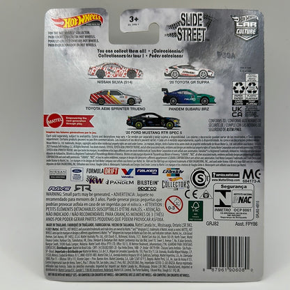 Nissan Silvia (S14) Slide Street 1/5 Hotwheels Premium 1:64