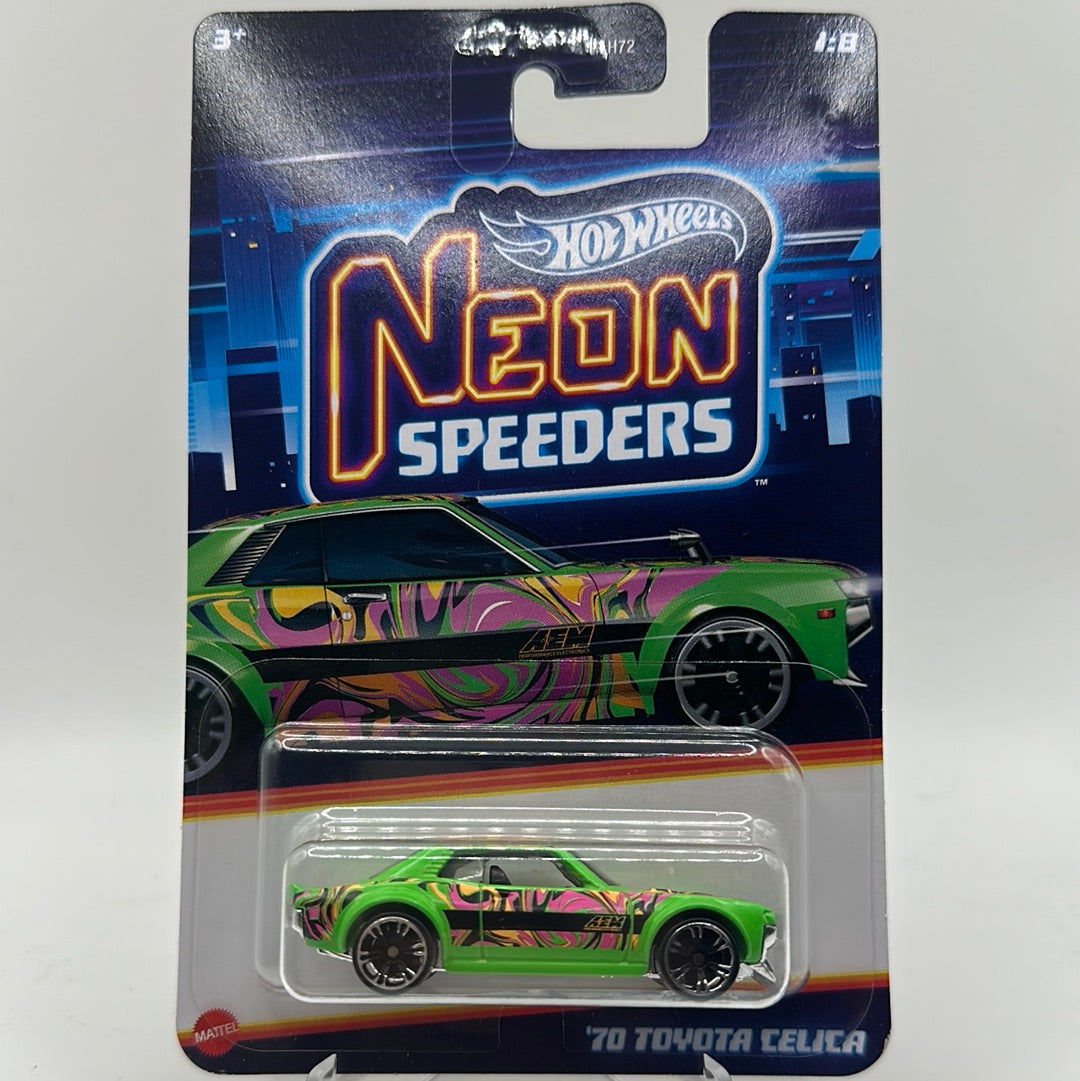 ‘70 Toyota Celica NEON SPEEDERS 1/8 Hotwheels Mainline Themed