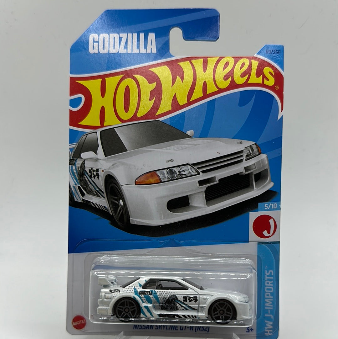 Nissan Skyline GT-R (BNR32) GODZILLA HW J-Imports 5/10 Hotwheels Mainline 69/250