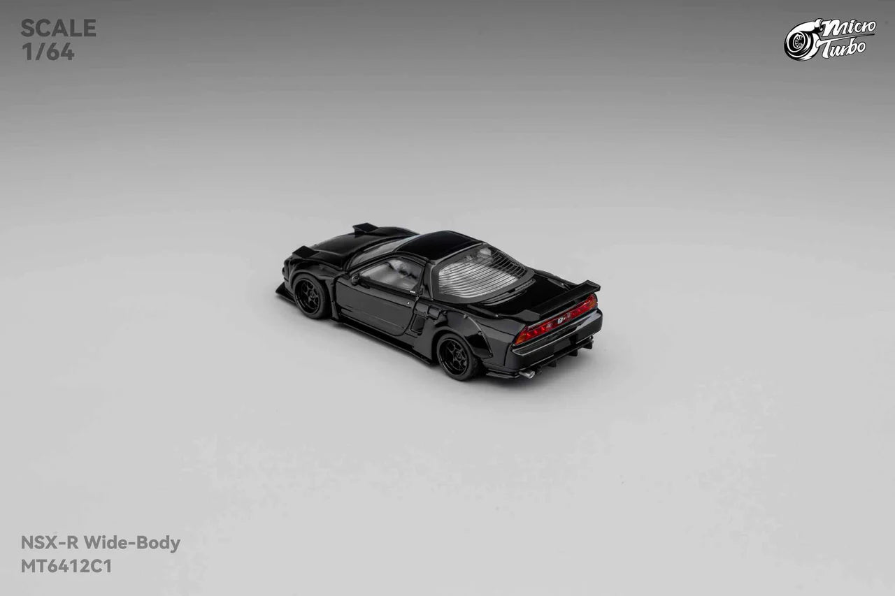 Micro Turbo 1:64 Custom NSX Wide Body - Gloss Black