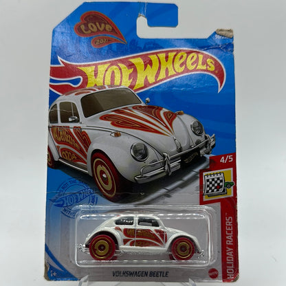 Volkswagen Beetle - Holiday Racers 4/5 Hotwheels Mainline 96/250 *Bad Condition Card*