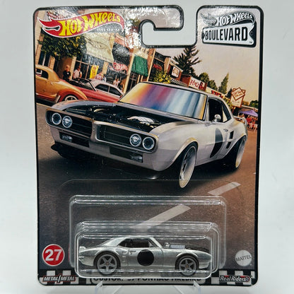 Custom ‘67 Pontiac Firebird Boulevard #27 Hotwheels Premium 1:64