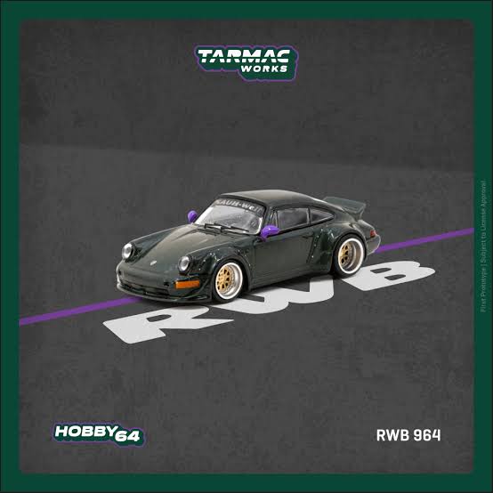 Porsche RWB 964 Green - Tarmac Works 1:64